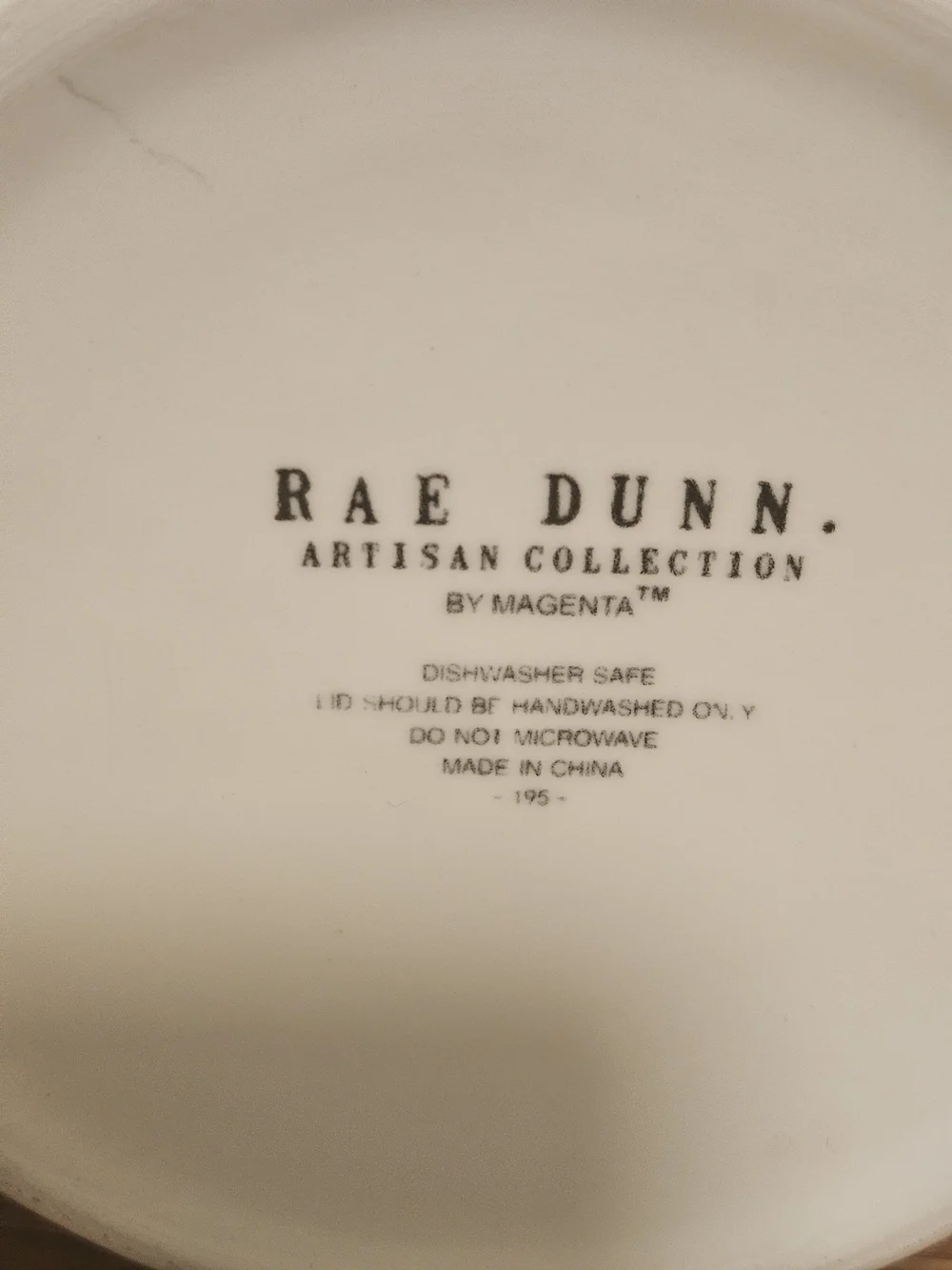 Rae Dunn Ceramic 'HOMEMADE' Canister with Stars and Stripes